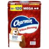Charmin, Ultra Strong 2-Ply Unscented Mega Rolls Bathroom Tissue, 30 Count