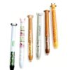 ChayWillow 6 Pcs 3D Animal Retractable Dual Color Erasable Gel Pens 0.5mm