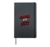 Check Me Out Librarian Book Lover Library Card Quote Hardcover Journal, Black
