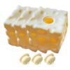 Cheese Squeeze Toy Slow Rising Stress Relief Toy, Sensory Cube Fidget Gadget, Soft Rebound Foam Anxiety Reducer, Novelty Desk Decor Office Classroom Gift Yellow 3pcs