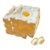 Cheese Squeeze Toy Slow Rising Stress Relief Toy, Sensory Cube Fidget Gadget, Soft Rebound Foam Anxiety Reducer, Novelty Desk Decor Office Classroom Gift Yellow 2pcs