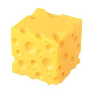 Cheese Squishy,Butter Squishy,Slow Rising Realistic Bread Squishies with Butter Scent,Soft Stretchy Squeeze Toy, Stress Relief Fidget for Focus, Novelty Squeeze Ball for Office Desk