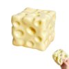 Cheese Squishy,Jumbo Luck Squeeze Cheese Soft Stress Ball,Yellow