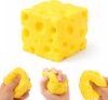 Cheese Squishy Squeeze Toy, Stress Relief Fidget Toy for Adults & Office