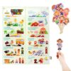 CHEFAN Felt Board Story Sets, Felt Stories for Circle Time, Flannel Board Stories for Preschool, Includes Itsy Bitsy Spider, 5 Little Ducks(10 Stories)