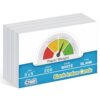 Chell 200 Count 3x5 Inch Heavyweight Blank Index Cards, Unlined, White
