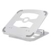 ChengyuWei Non - Slip Notebook Stand Aluminum Alloy Adjustable Laptop Stand for 11-17 Inch Laptops, Anti - Skid Silicone Pads, Sandblasted Oxidized, 3D Curved Design