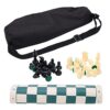ChengyuWei PVC Portable Folding Chess Set, Lightweight Travel Chess Game, Tear - Compact Board with Storage Bag, for Indoor Outdoor Family Play and Camping