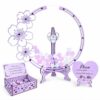 Cherry Blossom Wedding Guest Book Alternative, Wooden Drop Box Frame