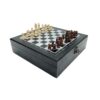 Chess 4-in-1 Portable Wooden Chess Set Family Outdoor Entertainment Board Game for Parties Offices New Year Gifts