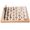Chess Card Playing Folding Chess Set Educational Toy Portable Travel Board Game for Men Women