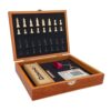Chess Chess Set Foldable Chess Dominoes Dice Poker Cards Ringing Bell Board Games Set for Travel