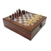 Chess Folding Box 4 in 1 Chess Set Portable Travel Board Games Poker Dice Set for Parties Offices