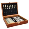 Chess Multifunctional Wooden Chess Set for Travel Board Games Set for Kids and Adults Competitive and Educational Toys