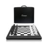 Chessnut Move Robotic Chessboard Bundle with Premium Carrying Case, Self-Moving Electronic Chess Set with Plastic Pieces, Full Piece Recognition, Built-in Chess Engine, Travel Storage Case