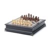 Chess Portable Chess Board Sets with 2 Built-in Storage Drawers Classic Wooden Games