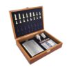 Chess Travel Chess Wine Pot Dice Playing Cards Set for Kids and Adults Chess Game Family Entertainment