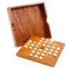 Chess Wooden Travel Games Classic Wooden Board Games Single Player Game Children's Puzzle Toy Indoor Party