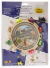 CHH 2 in 1 Domino Hub – Train and Chicken – Electronic Whistling Train and Crowing Chicken Sounds