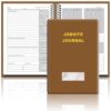chiazllta Construction Daily Log Book 7x10 Inch Worksite Journal Undated Daily Work Project Management Notebook Record Construction Notepad Planner Activity Foreman Site Log Book with PU Leather Cover