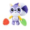 Chicco Portable Raccoon Rattle with Large Soft Tail for Attaching to Pram or Car Seat with Leaf Shaped Pacifier, Pine Cone Pendant with Rattling Sound, 3-24 Months