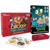 Chicken Challengers Chicken Battle Card Game x Quack Heads the 4D Rock Paper Scissors Bluffing Party Game