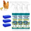 Chicken Coop Cleaner Spray,Eliminates Odor & Mess in Minutes,32 Ounces (3PCS)