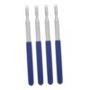 CHILDWEET 4pcs Handheld Stainless Steel Telescopic Pointer Stick for Teachers, Extendable to 39.4 Inches, Portable and Adjustable Length, for Classroom Presentations and Interactive