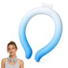 Chill Wrap for Neck, Ice Ring for Sports & Outdoor Work (Gradient Blue)