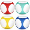 Chivao 4 Pcs 4 Pcs 2 Inch Dry Erase Blocks Colorful Dry Erase Dice White Board Dice Cubes Wipe Off Write Letters Numbers for Learning Playing Game Back to School, Classroom Supplies