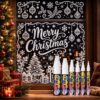 Chivertion 5 Pack White 1mm-15mm Liquid Chalk Markers Extra Broad Tip,Jumbo Washable Glass Pens for Christmas Window Art Holiday Mirror Painting School Crafts & Storefront Decor Erasable
