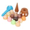 Chiyyak Durable Plastic Ice Cream Simulation Game for Kids, Improves Color Cognition and Social Skills, Focused Play Hours, Christmas and New Year