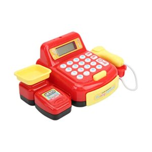 Chiyyak Kids Educational Toy Cash Register with Calculator Buttons Birthday Gift