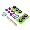 Chiyyak Sushi Building Blocks, Wooden Play House Toy, Rich Variety Sushi Shape Blocks, Educational Toy for 3+ Years Old Kids (ZM-Master Game)