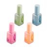 chllyeoo 4 Pcs Nails Polish Shape Highlighter Pen Highlighter Markers Fluorescent Pen Highlighters Set School Supplies