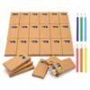 CHMKMPZG 24 Set Pastel Pencils Bulk Mini Colored Pencils 3.5 Inch Poplar Wood Pencils Coloring Drawing Pencil in Boxes 6 Different Color for Drawing Sketching Classroom Birthday Pastel Party Favor