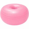 CHMKMPZG Inflatable Yoga Ball Chairs Classroom Office, 17.3 inch Donut Anti Slip Stability Exercise Balls, Portable Flexible Seating Adults, Duty PVC Balance Stools Fitness Core Training (Pink)