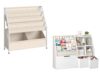 CHOEZON Kids Bookshelf and Children's Bookcase, 4-Tier Large Capacity Book and Toy Storage Organizer, with 4 Sling Book Shelves, Toy Storage Cubby for Kids Room, Nursery, Playroom, TCW09WM-MCW17WB