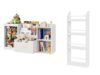 CHOEZON Kids Bookshelf and Children's Bookcase Bundle, Children's Toy Storage Rack with Drawer, Wall Mounted Bookshelf, for Kids Room, Bedroom, Living Room, MCW21WB-MCW04WB