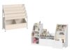CHOEZON Kids Bookshelf and Children's Bookcase, Large Capacity Book and Toy Storage Organizer, Kids Bookshelf with Reading Nook, Mobile Drawer, for Kids Room, Nursery, Playroom, TCW09WM-MCW18WB
