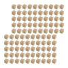Chosertory 100Pcs Wooden Blocks Stacking Blocks Kids Learning Teaching Aids Playing Wood