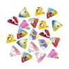 Chosertory 5-Piece Mini Throw Bag Set, Children's Play Sandbag Throwing Game, Canvas Educational Toy, Hand- for Group Activities, Family, 20pcs