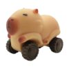 Chosertory Capybara Pull and Toys Sensory Fidget Car Toy Party Favor Relaxing Toy, Brown