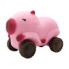 Chosertory Capybara Pull and Toys Sensory Fidget Car Toy Party Favor Relaxing Toy, Pink