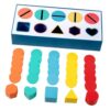 Chosertory Color Shape Sorter Toy Educational Matching Toy for Preschooler Boys Girls