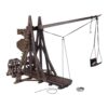 Chosertory DIY Catapult Model Toy Children 3D Wooden Assemble Model Ancient Catapult Educational Toys Physical Learning Suitable for Gift Giving Home