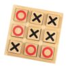 Chosertory Handcrafted Wooden Toe Set - Family Game, 16.3cmx2.5cmx16.3cm