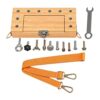 Chosertory Kids Nut Tool Box Toy Set Fine Motor Skills Wooden for 3 4 5 Year Old Kids