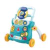 Chosertory Kids Walking Toy Sit and Stand Push Music Panel Steering Center Early Education Multifunctional Toy Suitable for Young Children, Green