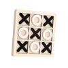 Chosertory Wooden Board Toe Game Chess Board Game for Outdoor Indoor Kids Adult